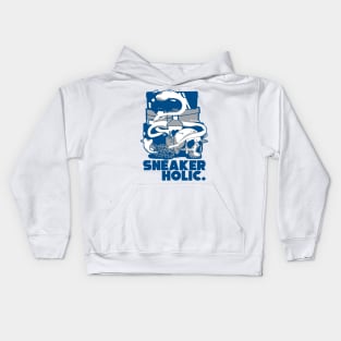 Sneaker Holic True Blue Retro Kids Hoodie